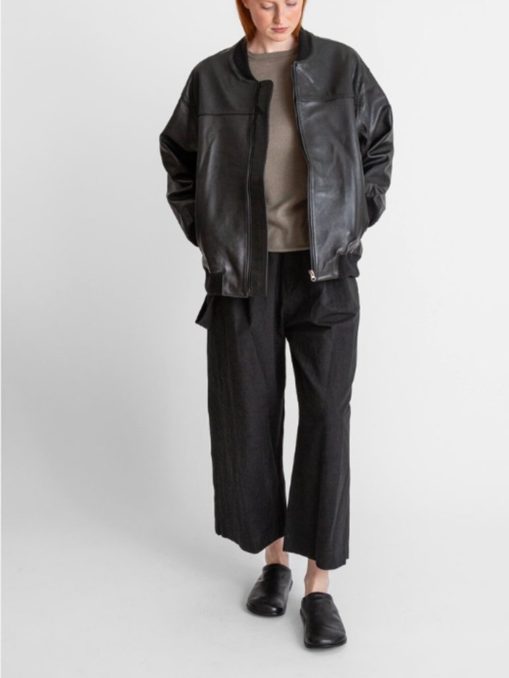 Lauren Manoogian Mono Mule - Black